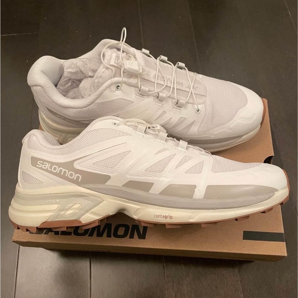 NWT Salomon White Sneakers - Picture 3 of 5